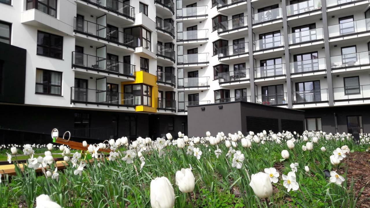 Newburg Apartments Wolska Warschau Buitenkant foto